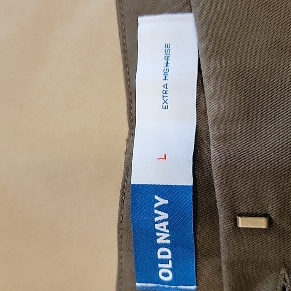 Old Navy Size L Brown "Extra High Rise" Trouser Shorts, NEW with Tag - Picture 10 of 12